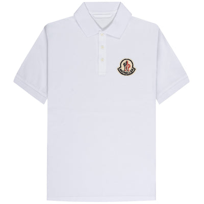 Moncler Pixel logo Polo White