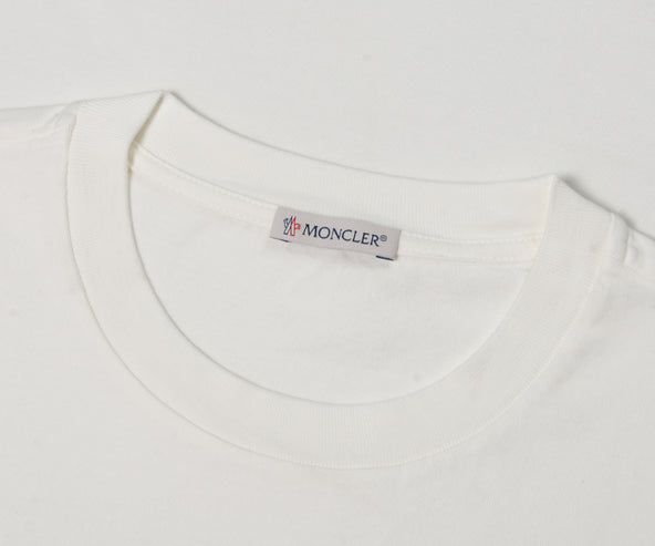 Moncler Arm Stripe T-Shirt Off-White