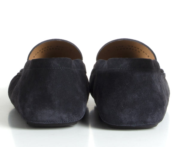 HUGO BOSS Driver Moccasins Leather Dark Blue