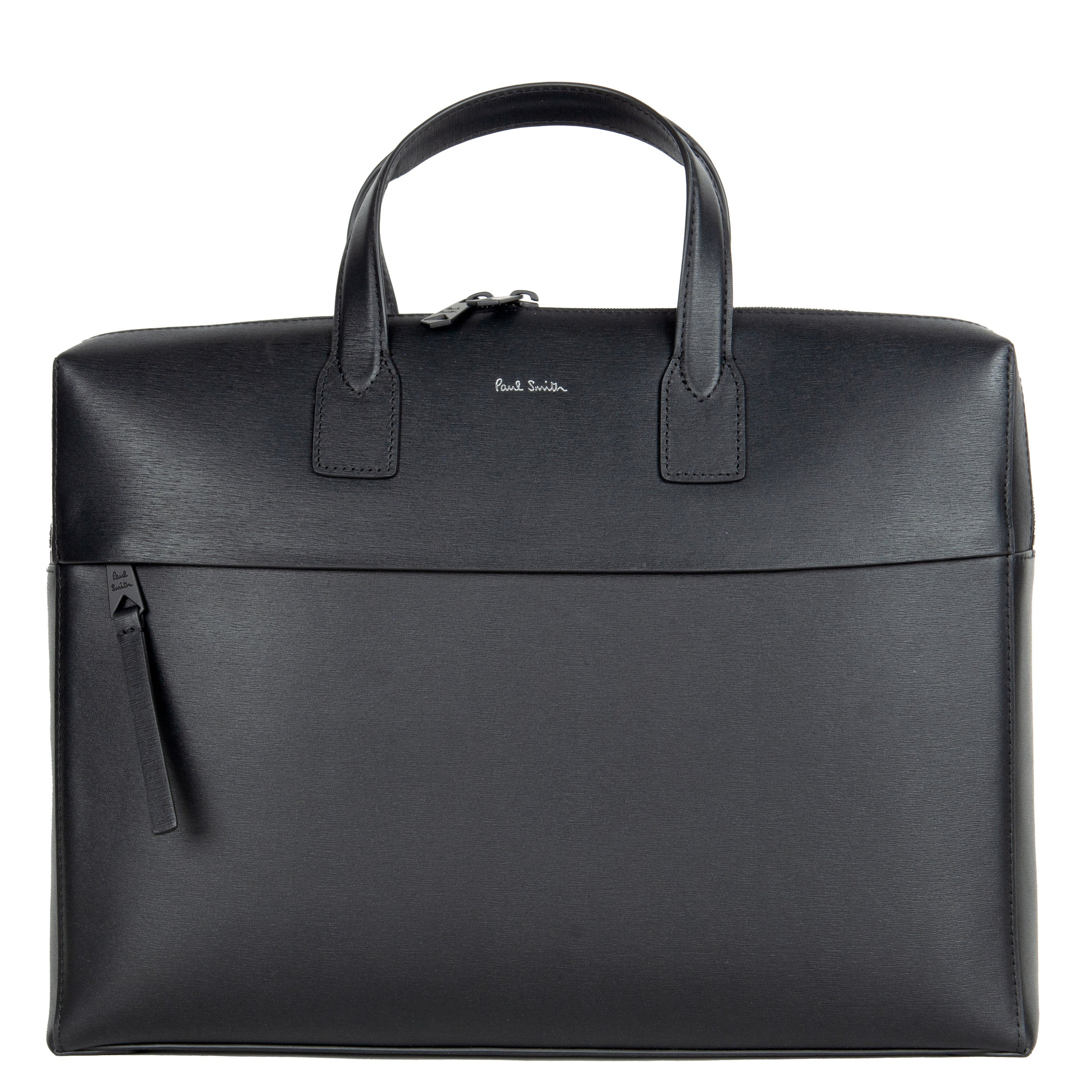 Paul Smith ブラックビジネスバッグ Paul Smith Single Zip Briefcase Black – Pockets