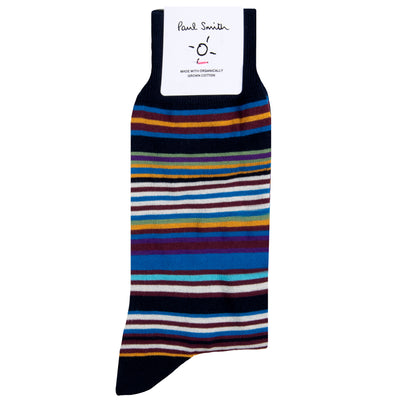 Paul Smith Hawkins Stripe Socks Black Multi
