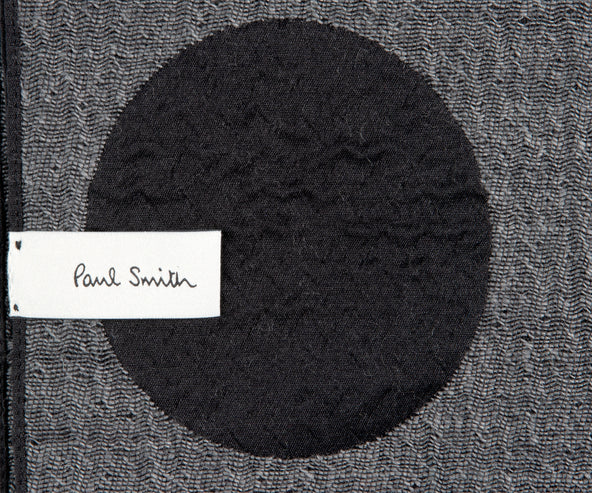 Paul Smith Spot Jacquard Scarf Black/Grey