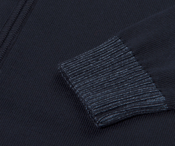Paul & Shark Cool Touch Full Zip Knit Cardigan Navy