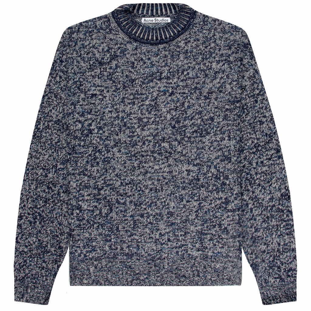 Acne Studios Crew Neck knit Jumper Blackbird/Multi