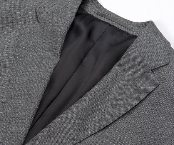 HUGO BOSS Johnstons5/Lenon1 Wool Suit Charcoal