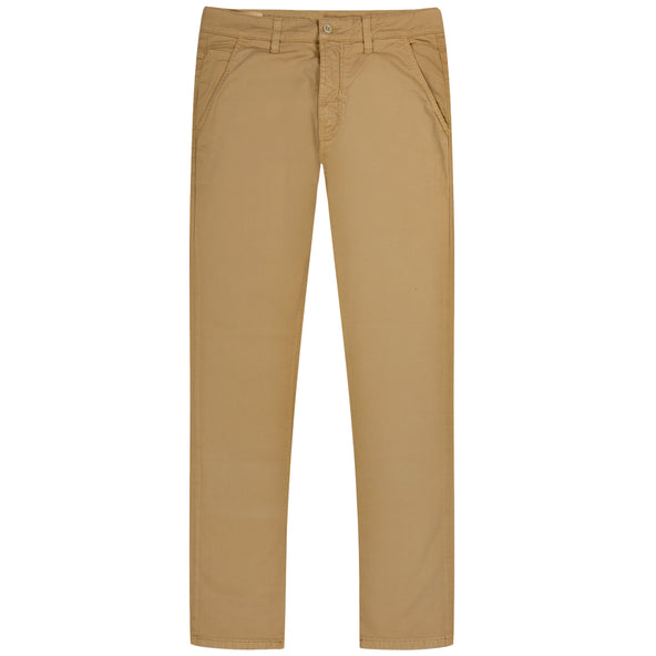 Nudie Slim Adam Stretch Chino Beige – Pockets