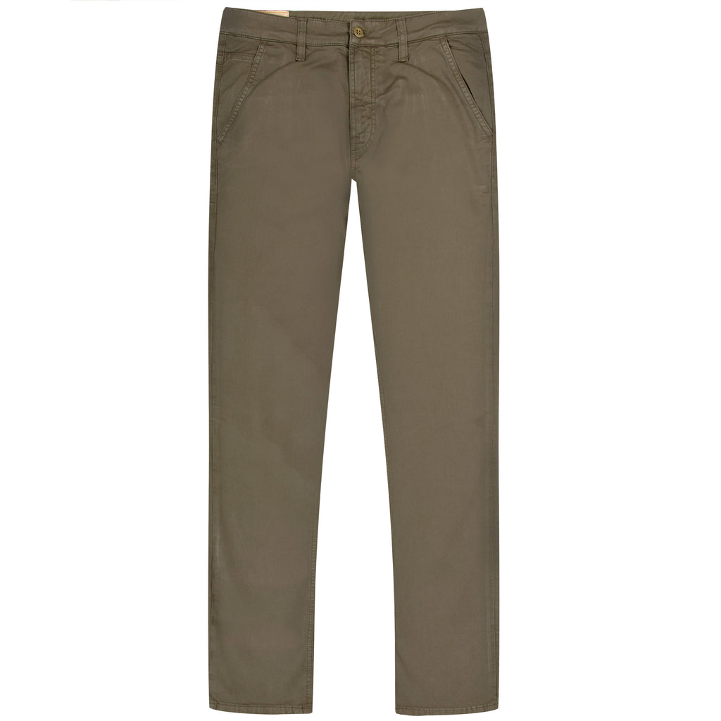 Nudie Slim Adam Chino Bunker Green