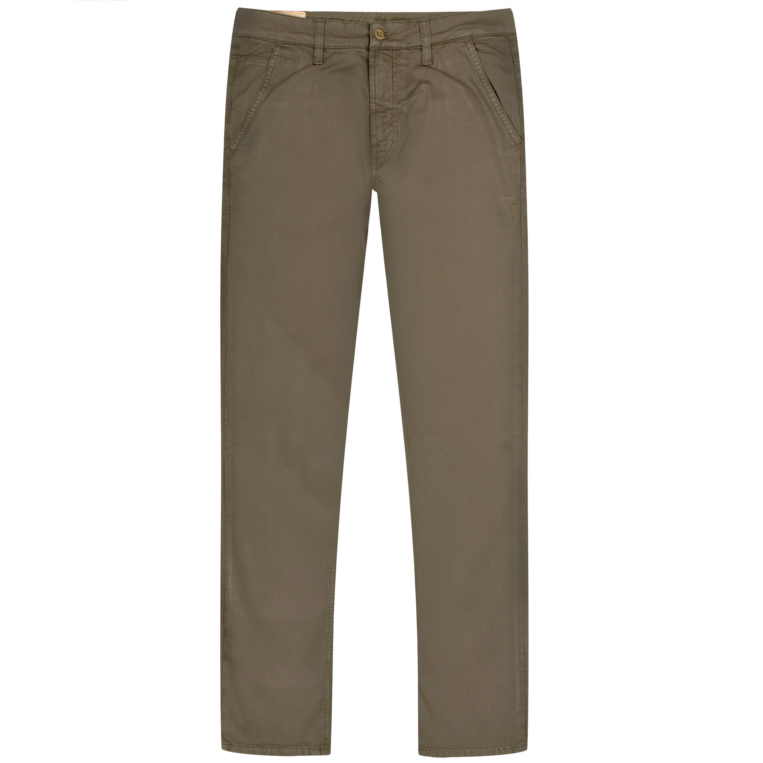 Nudie Slim Adam Chino Bunker Green