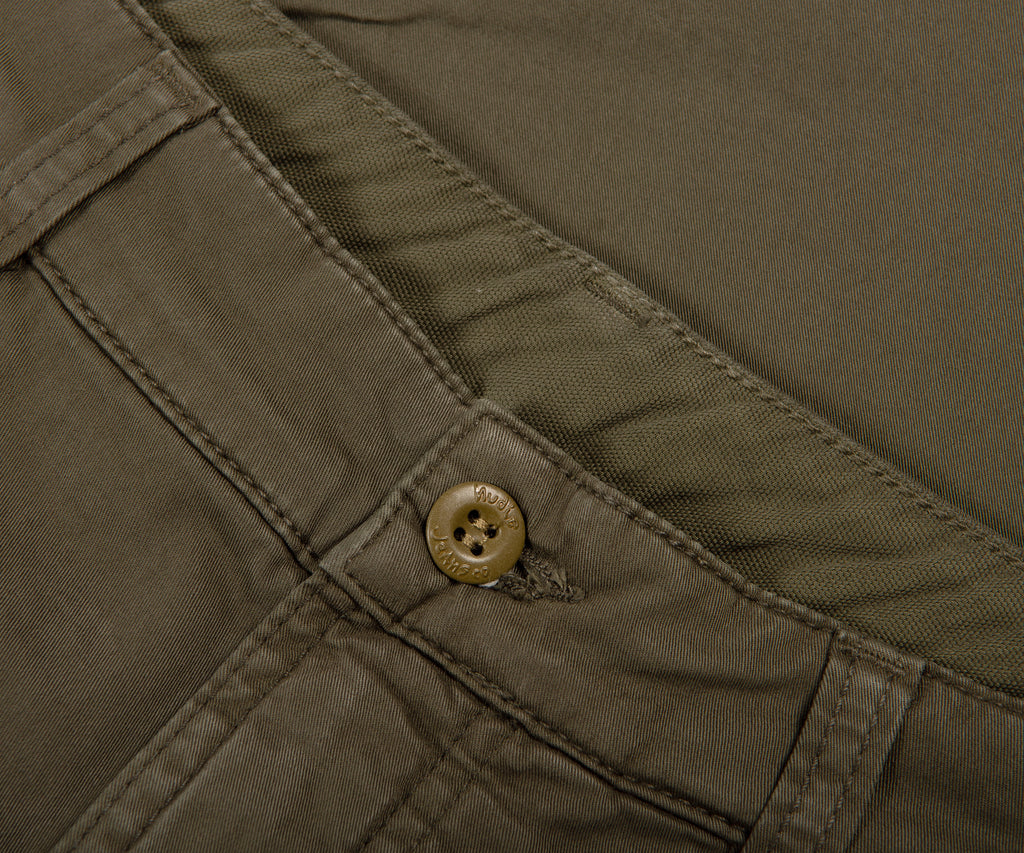 Nudie Slim Adam Chino Bunker Green