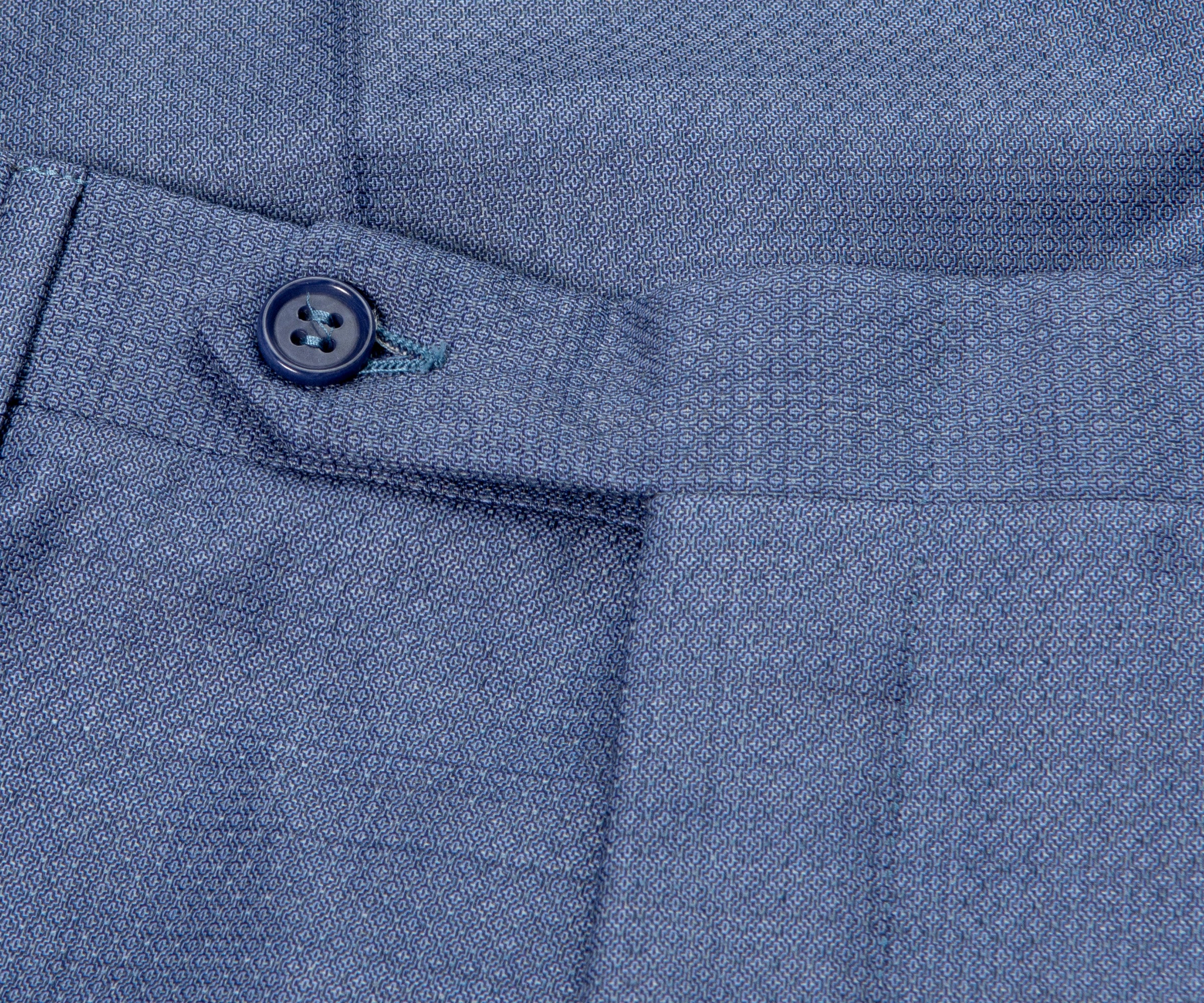 Canali Slim Fit Textured Wool 2 Button Suit Summer Blue