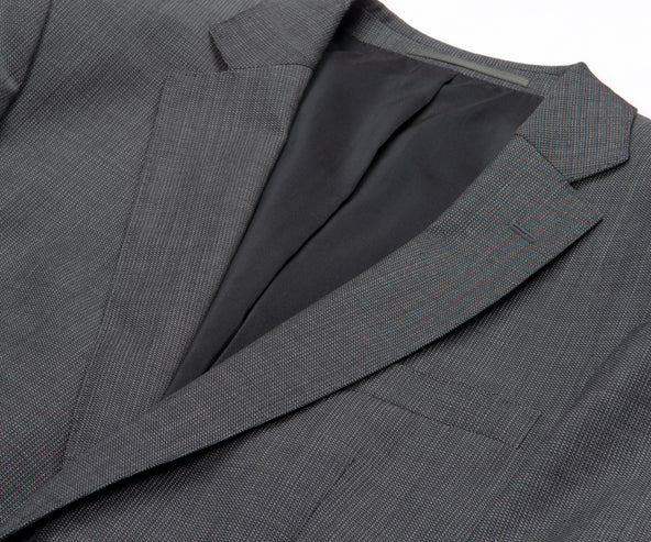 HUGO BOSS Genius5 Salt & Pepper Suit Black