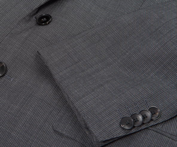 HUGO BOSS Genius5 Salt & Pepper Suit Black