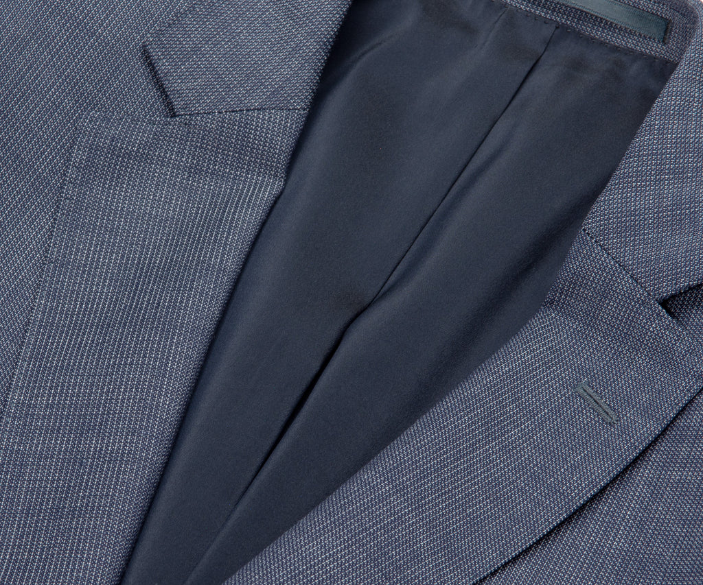 HUGO BOSS Genius5 Salt & Pepper Suit Navy