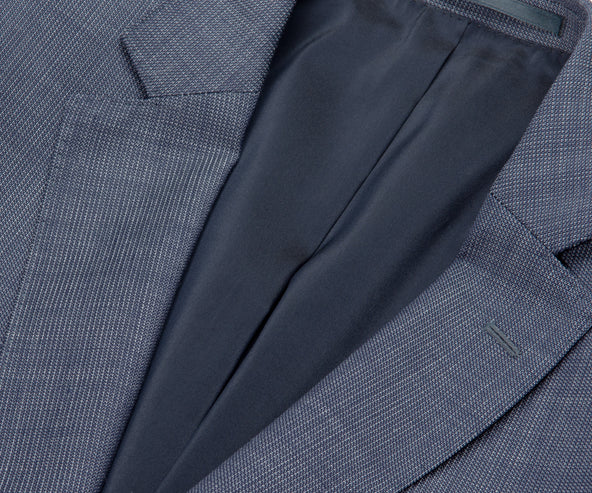 HUGO BOSS Genius5 Salt & Pepper Suit Navy