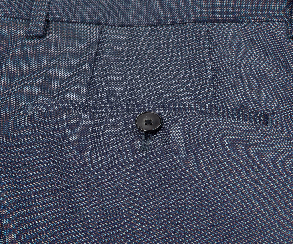 HUGO BOSS Genius5 Salt & Pepper Suit Navy