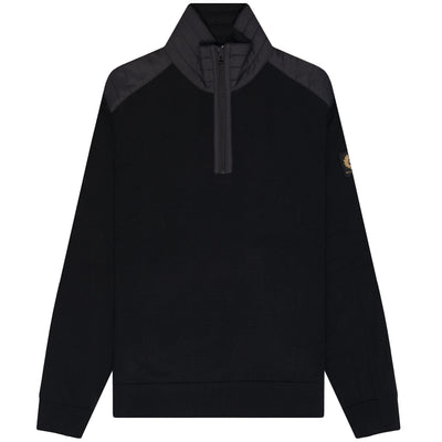 Belstaff  Kilmington 1/4 Zip Jumper Black