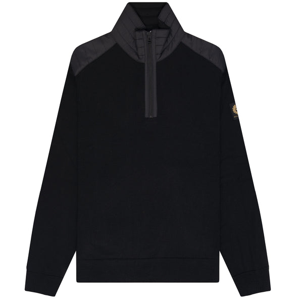 Belstaff  Kilmington 1/4 Zip Jumper Black