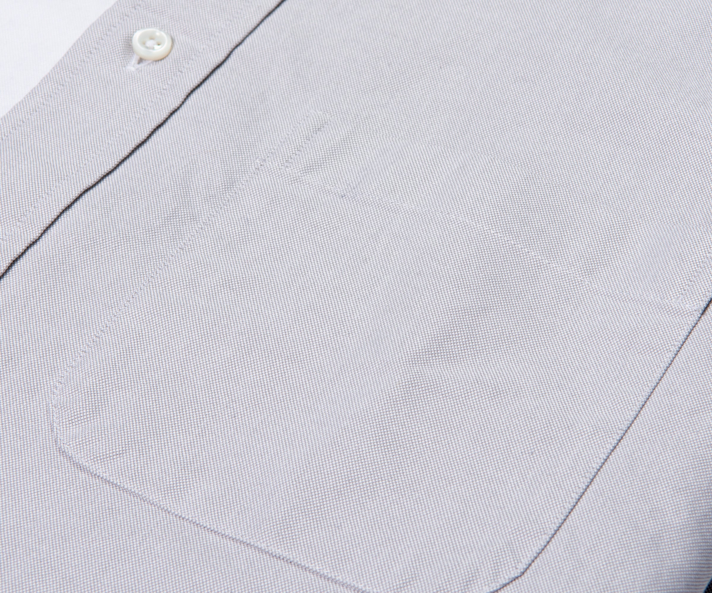 Thom Browne Oxford Split Shirt Grey/White