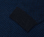 BOSS H-Eltorino Textured 1/4 Zip Knitwear Navy
