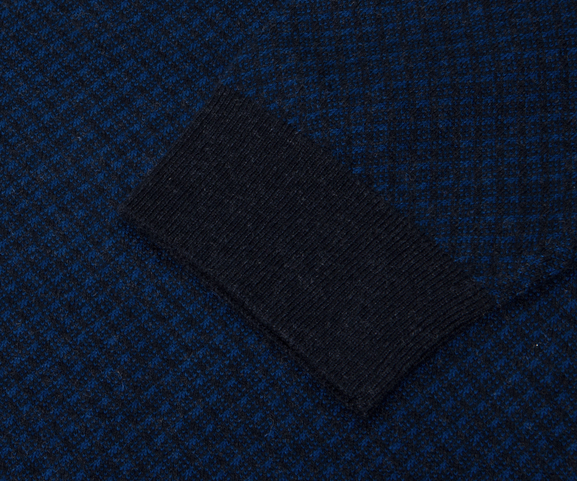 BOSS H-Eltorino Textured 1/4 Zip Knitwear Navy