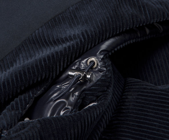 Moncler Greselin Reversible Corduroy Puffa Jacket Navy