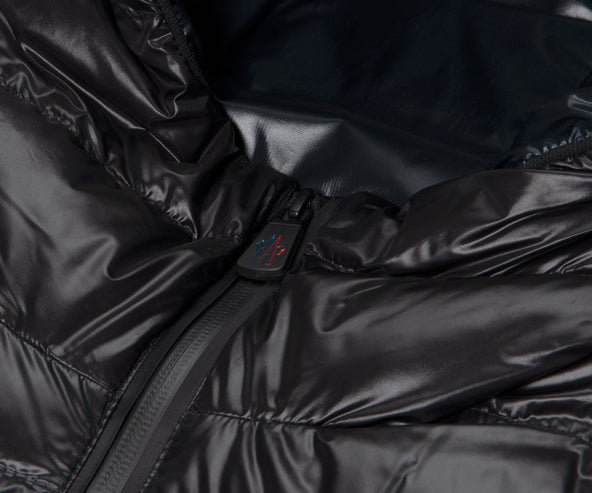 Moncler Padded Knitted Arm Jacket Black