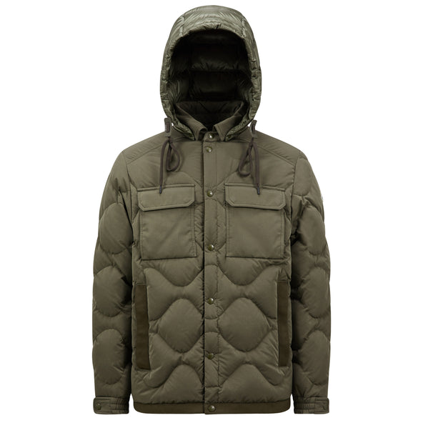 Moncler Laresei Quilted Jacket Khaki