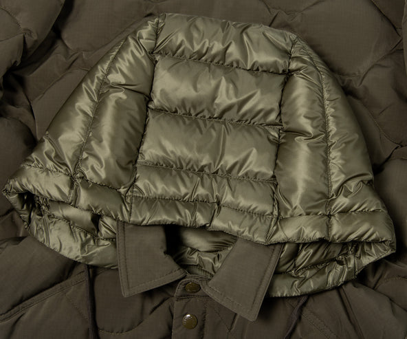 Moncler Laresei Quilted Jacket Khaki