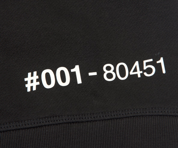 Moncler Grenoble Hashtag Logo Hoodie Black