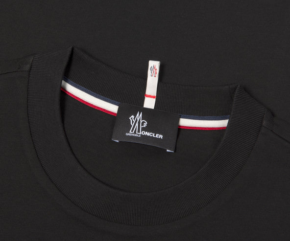 Moncler Grenoble Hashtag Logo T-Shirt Black
