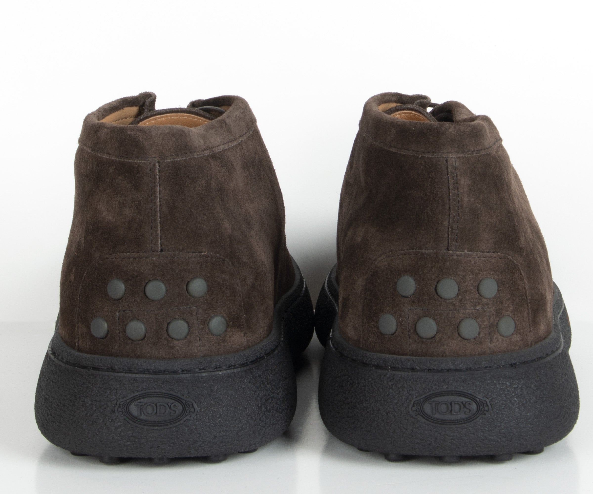 Tods Burlotto Suede Ankle Boot Brown