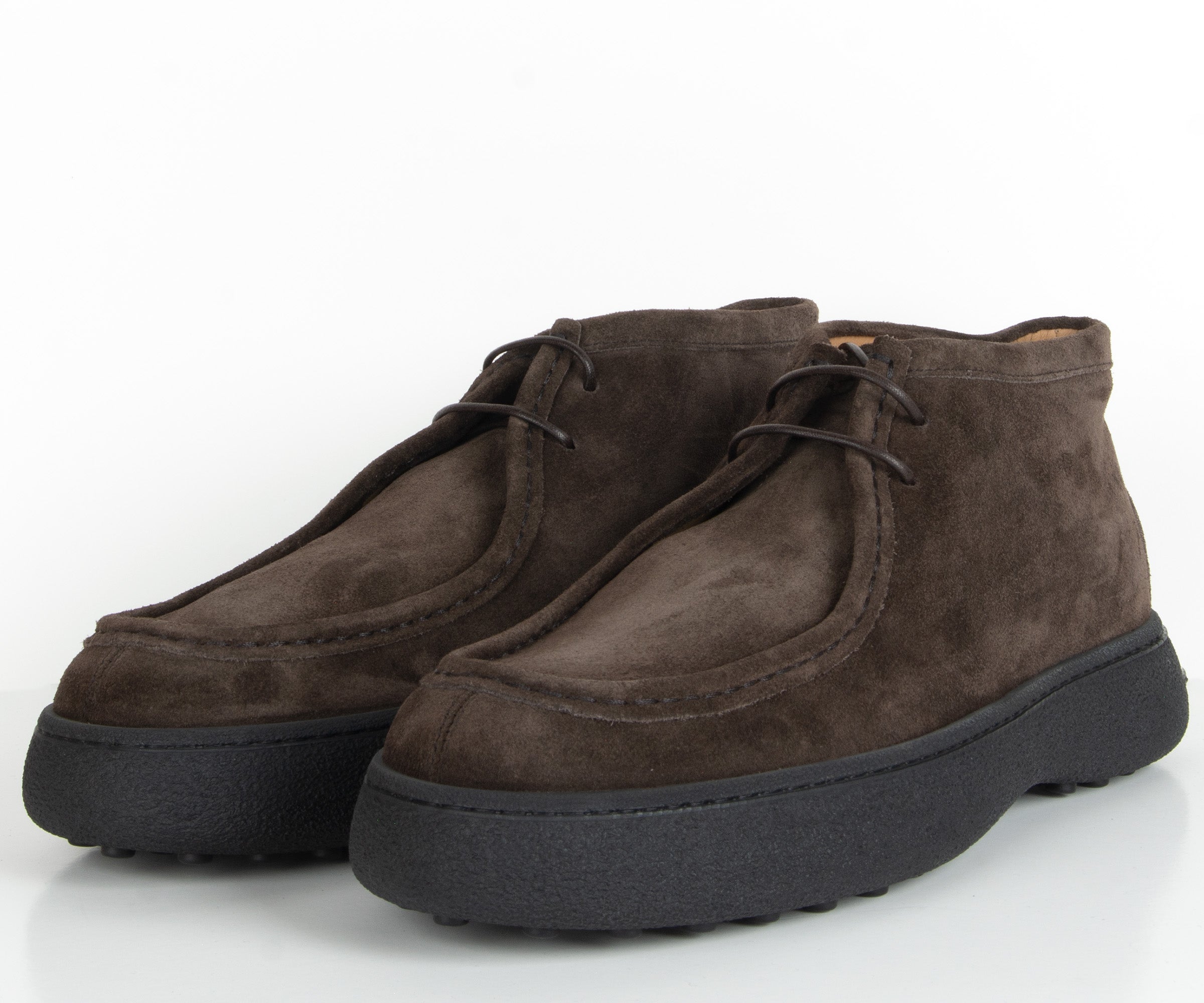 Tods Burlotto Suede Ankle Boot Brown