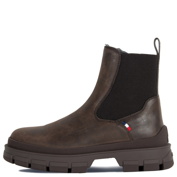 Moncler Hevea Chelsea Boots Brown