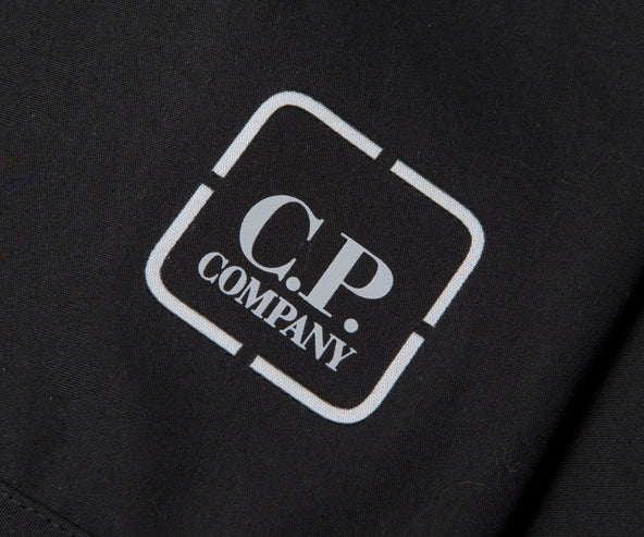C.P. Company Metropolis Full Button Overshirt Black