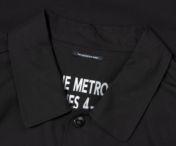 C.P. Company Metropolis Full Button Overshirt Black