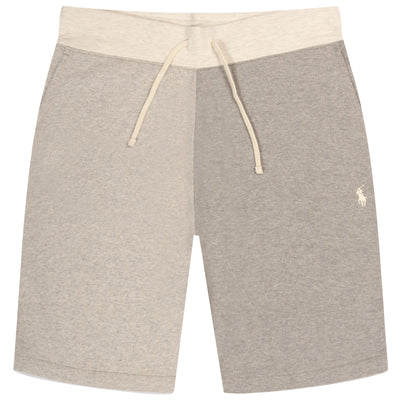 Polo Ralph Lauren Drawstring Colour Block Fleece Shorts New Sand Heather