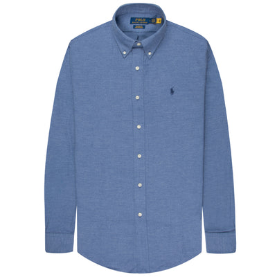 Polo Ralph Lauren Soft Flannel Twill Shirt Blue Heather
