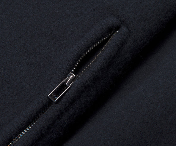 Emporio Armani Full Zip Knitted Bomber Navy
