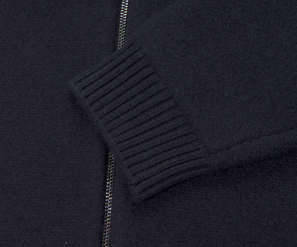 Emporio Armani Full Zip Knitted Bomber Navy