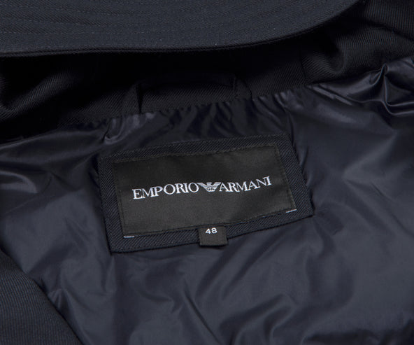 Emporio Armani Travel Multi Pocket Jacket Navy