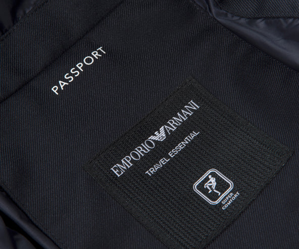 Emporio Armani Travel Multi Pocket Jacket Navy