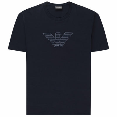 Emporio Armani Large Eagle Centre Logo Navy