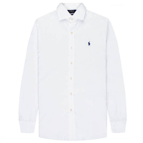 Polo Ralph Lauren Regent Slim Fit Textured Shirt White