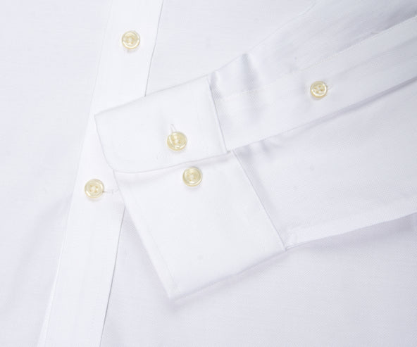Polo Ralph Lauren Regent Slim Fit Textured Shirt White