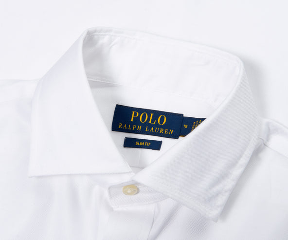 Polo Ralph Lauren Regent Slim Fit Textured Shirt White