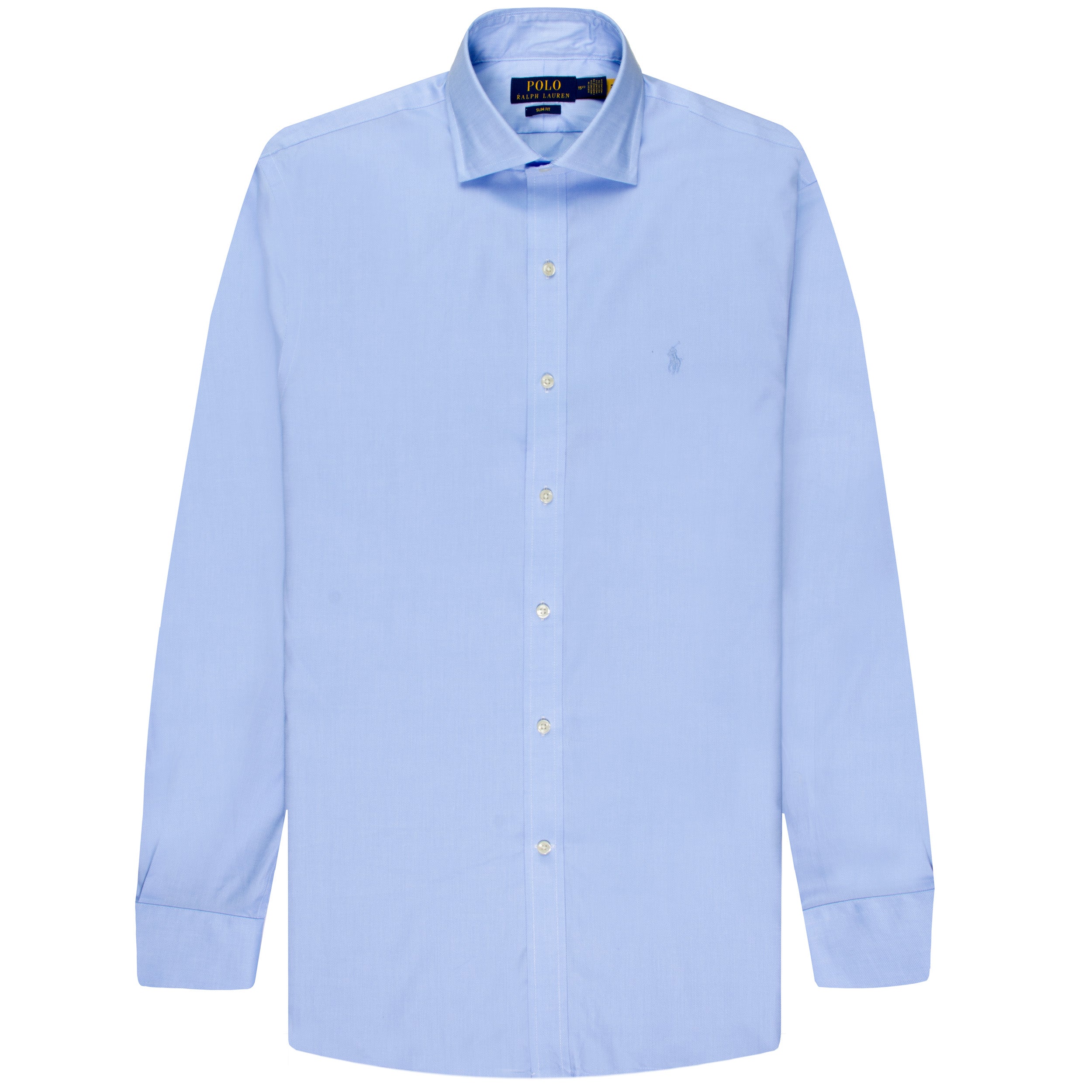Ralph Lauren Regent Slim Fit Textured Shirt Blue