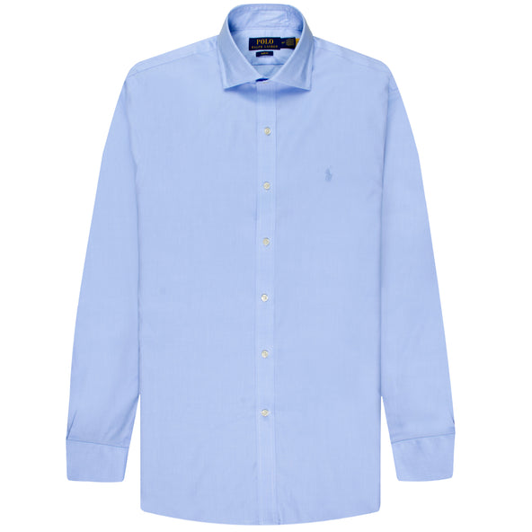 Polo Ralph Lauren Regent Slim Fit Textured Shirt Blue