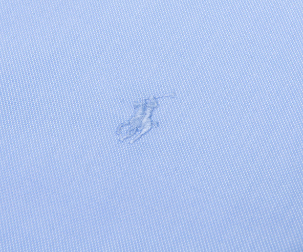 Polo Ralph Lauren Regent Slim Fit Textured Shirt Blue