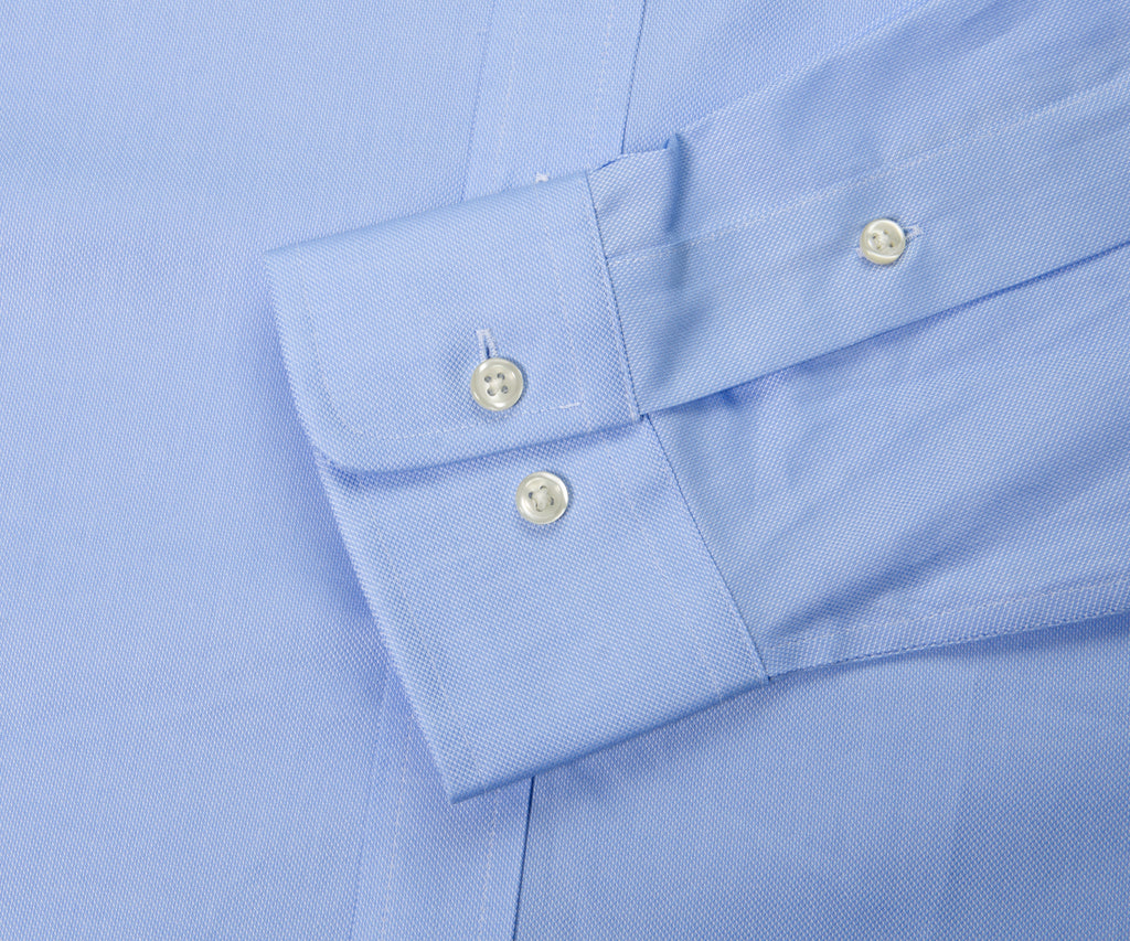 Ralph Lauren Regent Slim Fit Textured Shirt Blue