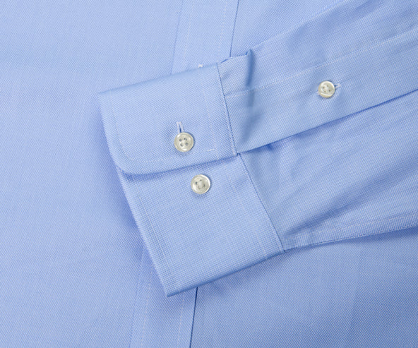 Polo Ralph Lauren Regent Slim Fit Textured Shirt Blue